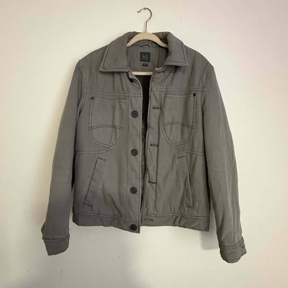 Armani Exchange Men's Taupe Jacket
